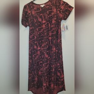 XXS LuLaRoe Carly dress, NEW with tags